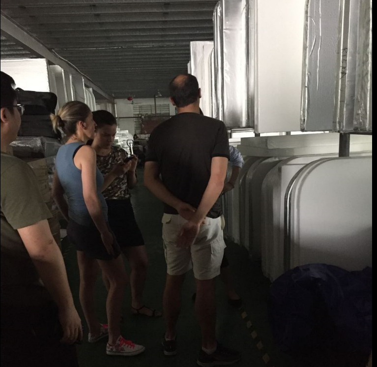 Customer visit factory