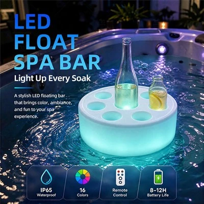 LED Floating Spa Bar
